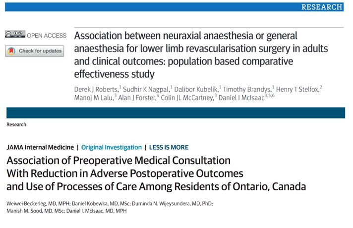 mcisaac_d's tweet image. If you&apos;re interested in doing high-quality, hypothesis driven #DataScience &amp;amp; #ComparativeEffectiveness research send me a DM
Our fellows and graduate students have published in 
@bmj_latest 
bit.ly/3ZwsfYZ

@JAMAInternalMed 
bit.ly/3TW1dsN