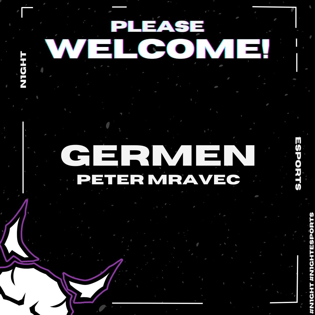 Please welcome!
New player to our main CS:GO roster: Peter "germen" Mravec
.
.
#n1ght #n1ghtesports #n1ghtcsgo #csgo #counterstrike #newplayer #welcome