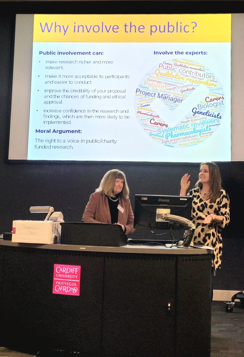theWCRC's tweet image. Great presentation from our favourite double act @alishaannnewman and Kathy Seddon, highlighting the importance of #PPI and the launch of #PIRIT.  #CUCS23 @CUmedicengage @mariecurieuk @PIRIToolkit @DCGResearch