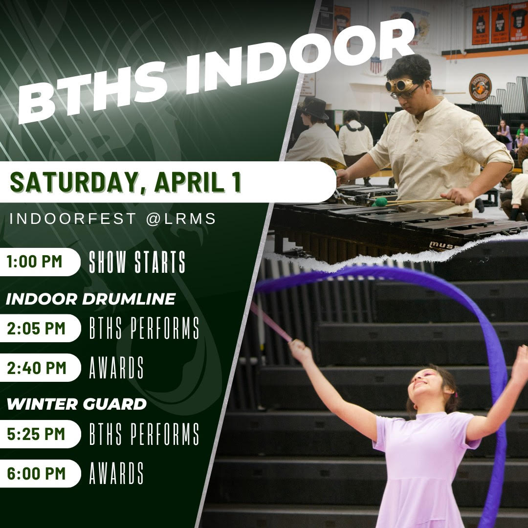 Stop by tomorrow and check out the <a href="/BTHS_Band/">BTHSBand</a> performing at the indoor band series!  Tomorrow's event will take place at Lake Riviera Middle School.  <a href="/LRMSLakers/">Lake Riviera Middle School</a> #DragonNation #WeAreBrick