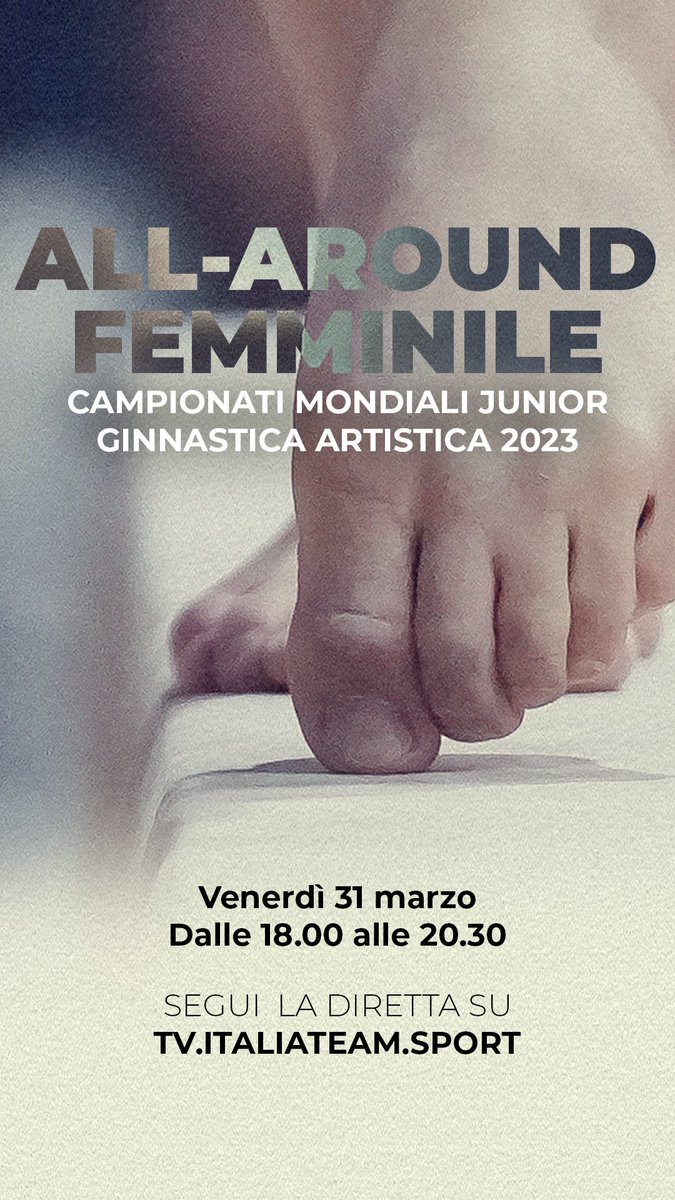 Guarda la diretta del mondiale junior di artistica maschile e femminile su tv.italiateam.sport