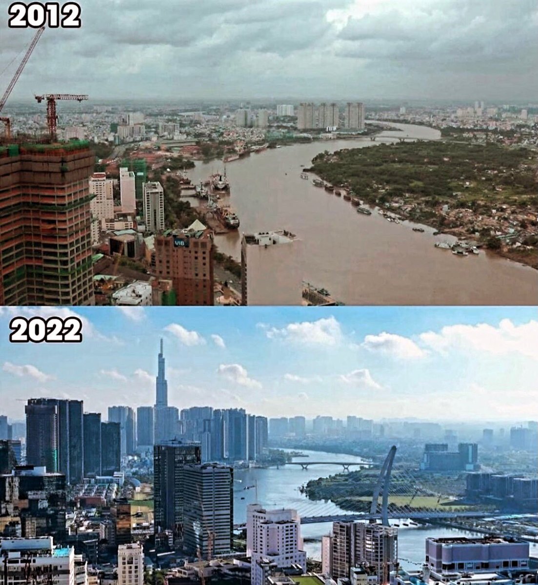 phihoa_vietnam's tweet photo. ホーチミン市の著しい変化！ベトナムは東南アジア諸国で日本企業にとって、
・最も魅力的進出先
・最も親日な国
・食文化は最も近い
・日本で働く外国人のうち、最も多いのがベトナム人

日本企業の元気を取り戻すのに、ベトナム企業買収だ！M&amp;Aを支援します

@vietbiz_navi  #onevalue  #ベトナム経済 https://t.co/LbWTMTUYO3