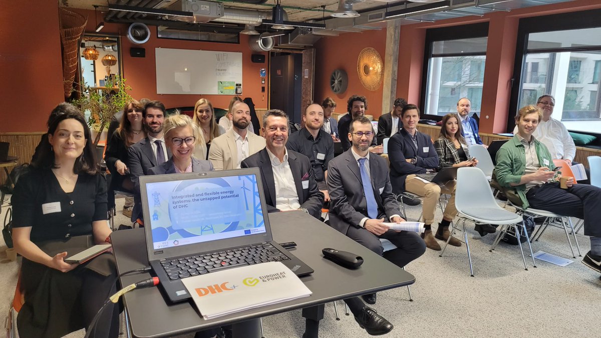 DHCPlus's tweet photo. The #SectorIntegration workshop in BXL was a success🤩

On 30/03, @DhcRes &amp; #REWARDHeat projects explored the untapped potential of #DHC in the creation of more #flexible #energysystems

❔ Did you miss it? Read the summary and download the presentations: https://t.co/h2aFYwXCKr https://t.co/KmFGSCcVp0