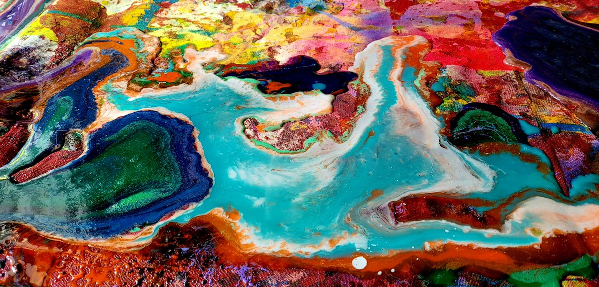 TheNinjaGeneral's tweet photo. "Men of genius make no mistakes. Their errors are purely volitional and are portals unto discovery."
— James Joyce
Pool of colors accidentally composing poetry.
#art #accidentalart #dripart #DILAR #dripartist #dripartcolorpool #MiamiBeach #Miami #MiamiArtist https://t.co/jnmrZJKBUE