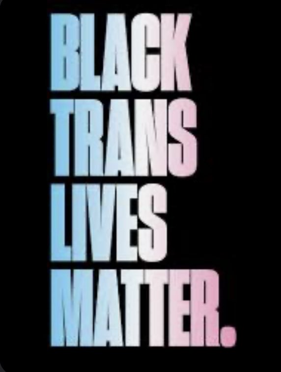 The life expectancy of a Black trans person is 35! Majority of the lingo you say/hear, fashion trends, makeup trends, dances all come from Black trans people. They’re impact in the civil rights movement is often forgotten. Screaming International Transgender Day of Visibility!