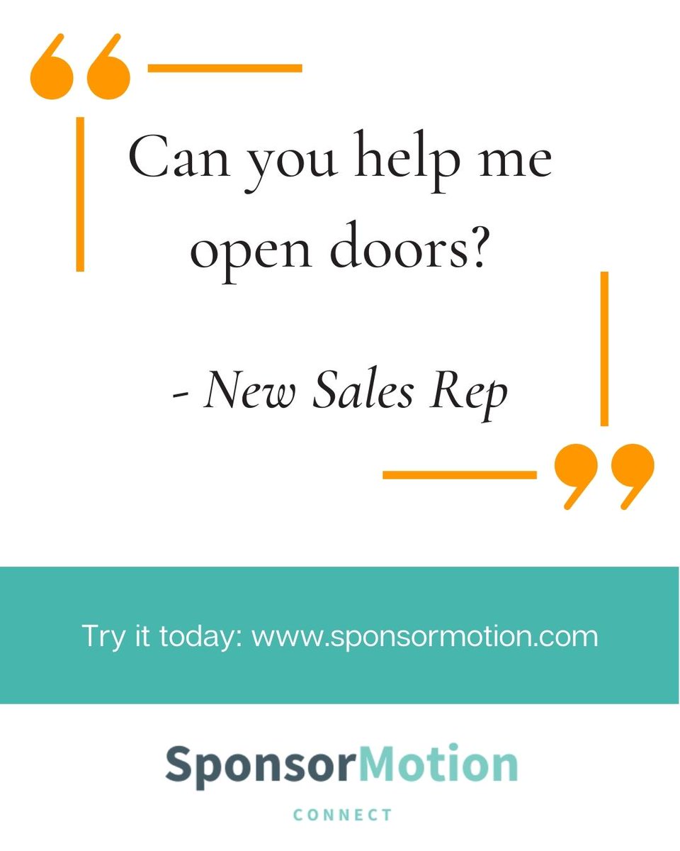 SponsorMotion's tweet photo. Yes...yes we can! 

Learn more: https://t.co/jk9kQSc45g 

#sales #salesenablement #healthcare #pharma #marketing #marketingtools #smartspend #AI #startup https://t.co/0t9S9GJMkF