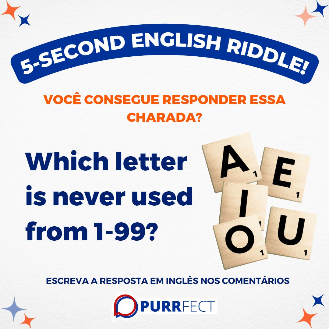 purridiomas's tweet photo. MATE A CHARADA : será que você
consegue? Escreve nos comentários. 😎

📲Whatsapp 19 99659-8575  🚩Link in Bio

🚀Focus on progress
This is Purrfect✅

Érika Jay💁🏻‍

#ingles #inglês #limeirasp https://t.co/kzoZzfUV4h