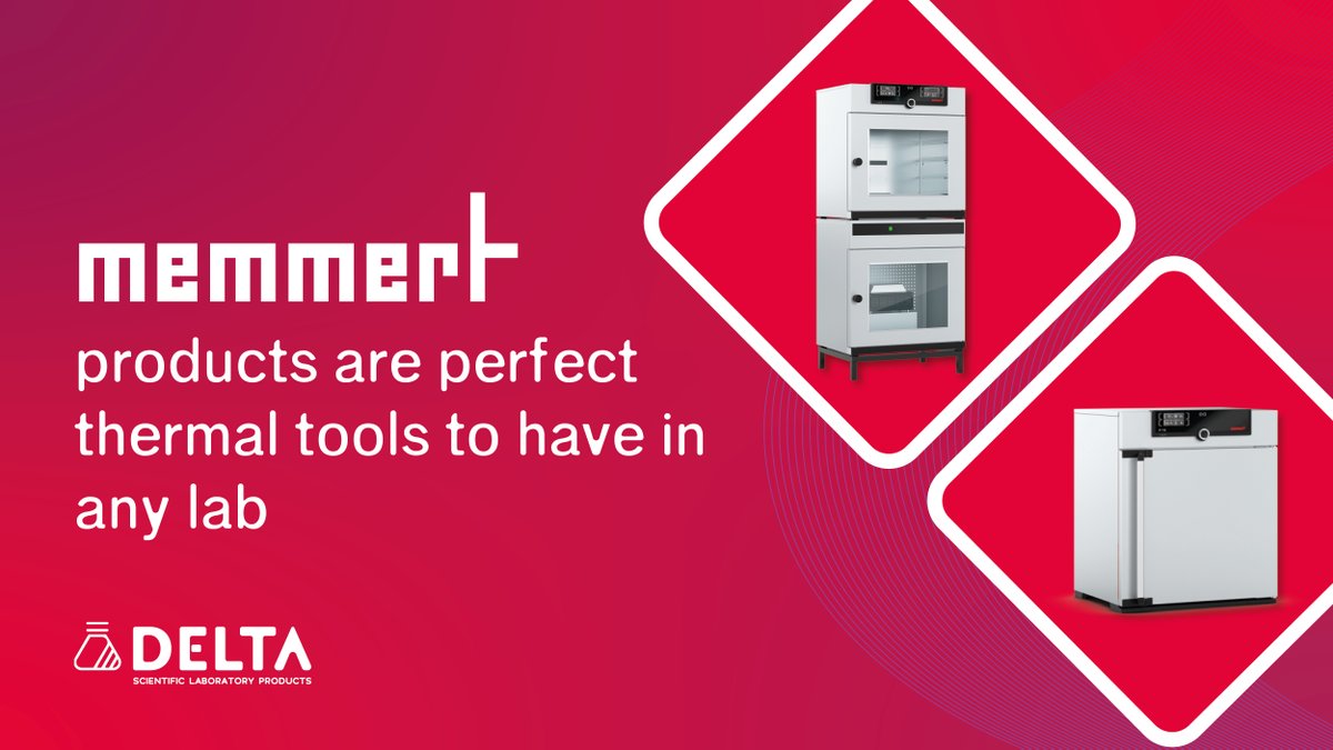 delta_sci's tweet photo. Laboratory thermal tools? We’ve got it covered. 🌡️

We supply a range of Memmert laboratory thermal tools that include:
• Vacuum ovens
• Pump modules
• Incubators.

These scientific tools are extremely advantageous to have in your lab! Learn more: https://t.co/95WhQdv8dM https://t.co/9Nyf0nFkJY