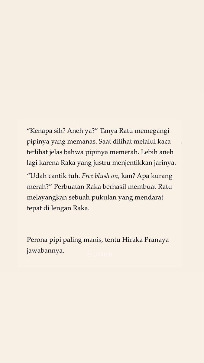 ☆ Perona Pipi Paling Manis 
— from walk you home universe.