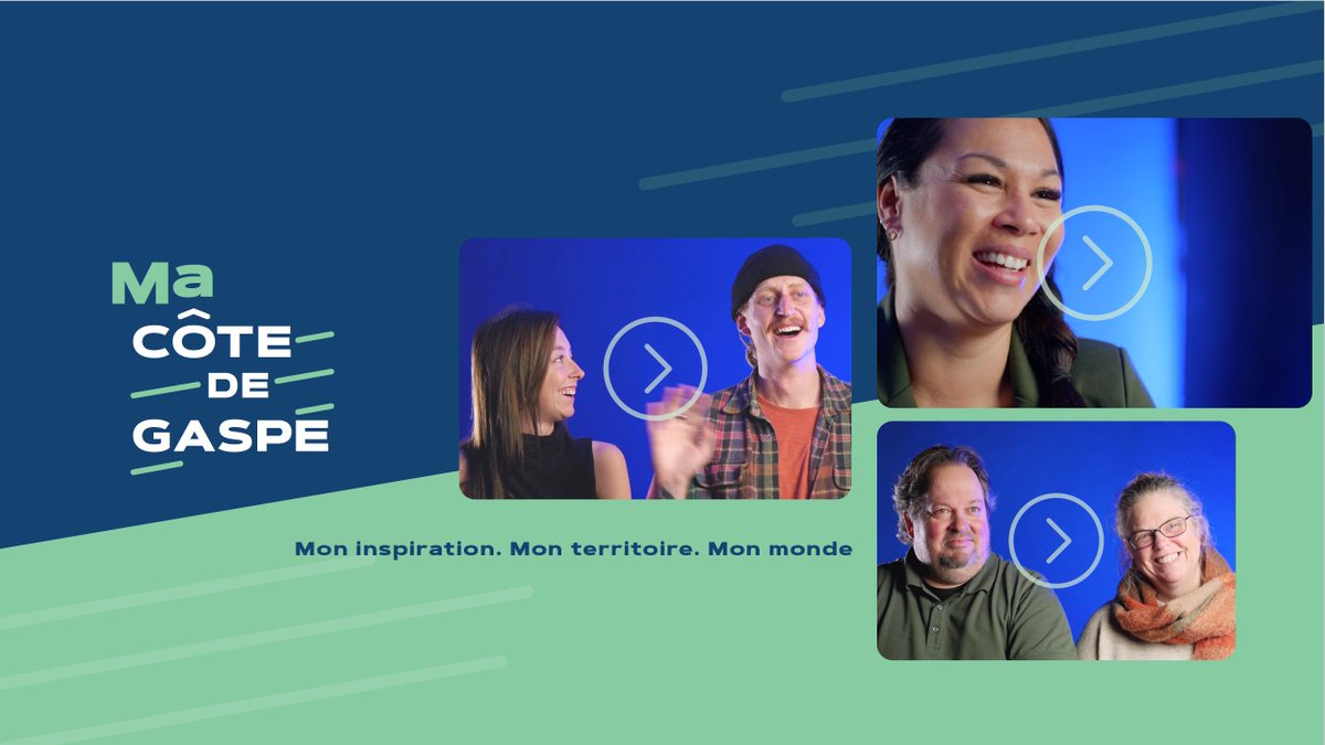 Ma Côte-de-Gaspé : Une campagne de fierté pour célébrer et susciter l'appartenance de notre population au territoire! Découvrez les vidéos de la campagne, où témoignent 17 Gaspécôtois et Gaspécôtoises! macotedegaspe.ca
