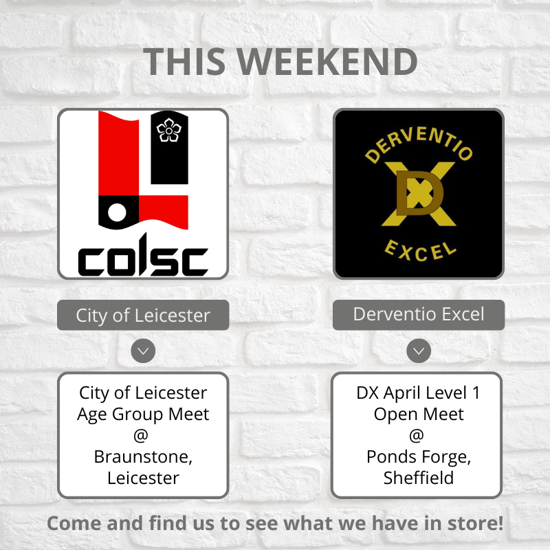 We will be at Braunstone for <a href="/SwimLeic/">City of Leicester SC</a>'s Age Group Meet, and Ponds Forge for @DerventioeXcel April Level 1 meet this weekend. We have a great range of stock available, come and see what we have available!