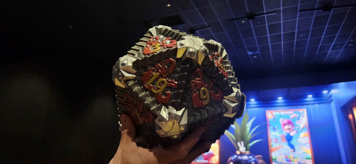 Dungeons and Dragons movie was awesome, lots of fun! Also got this dice container. <a href="/DnDMovie/">Dungeons & Dragons Movie</a>