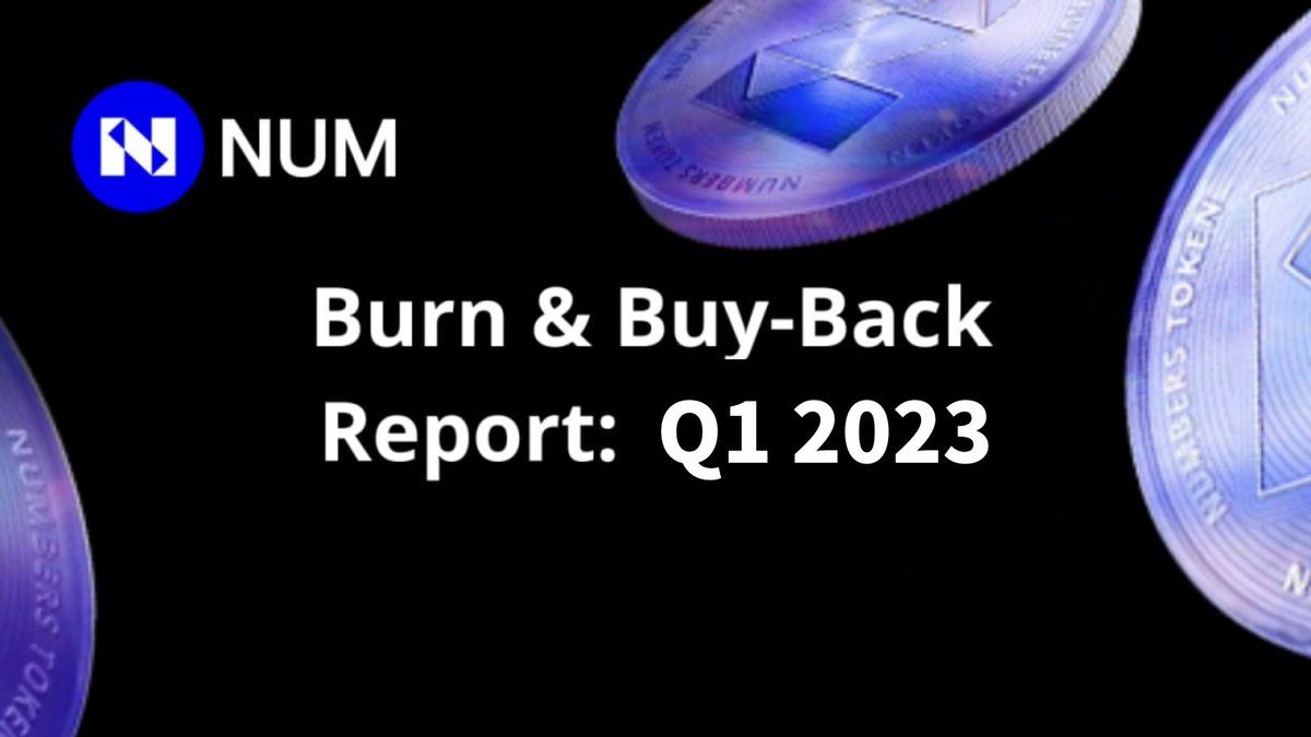 numbersprotocol's tweet photo. We've completed the fifth quarterly Burn &amp; Buy-Back, removing 1,216,906 NUM from circulation. 

Based on the result of 3rd DAO voting, burning mechanism will change to transaction-based. New formula will be implemented in the next quarter. 

Learn more 👇 https://t.co/aC1jwD2O6p https://t.co/osB4fvGO2C