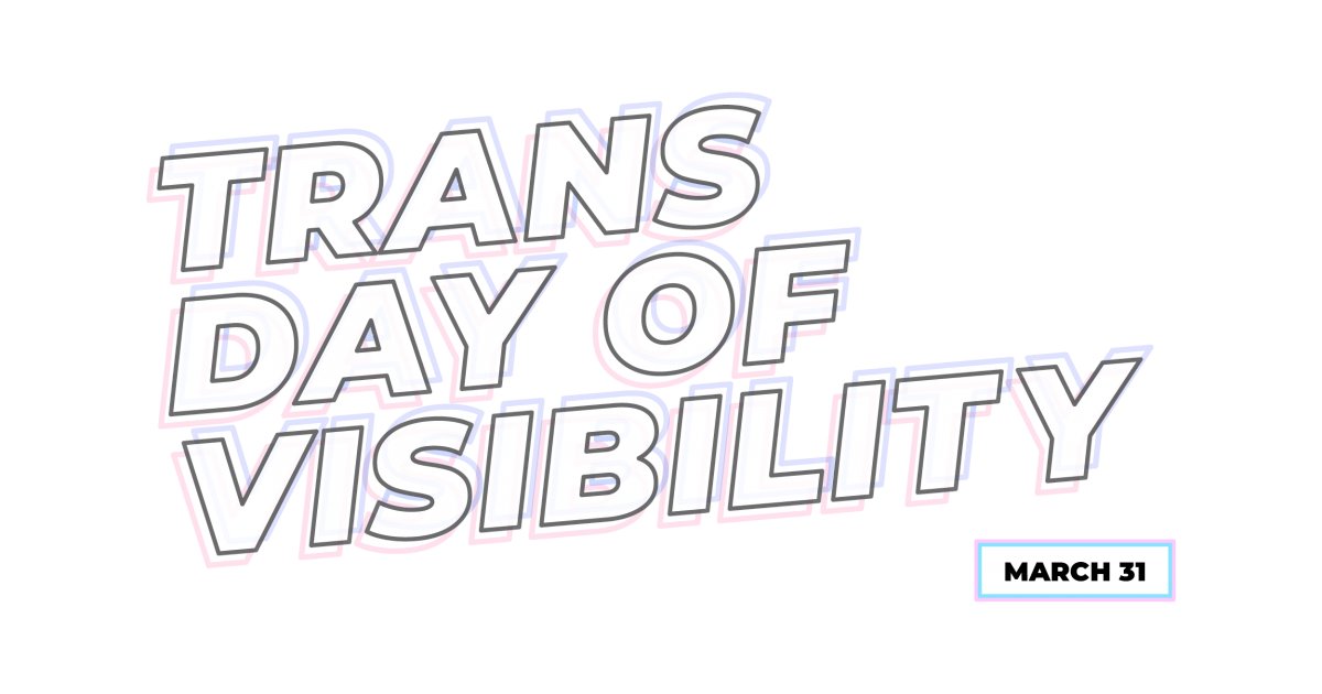 Today is the International Transgender Day of Visibility. On this day, we celebrate the lives and contributions of the transgender and non-binary community while raising awareness of the discrimination and inequalities they face. 
 
Learn more @GLAAD: glaad.org/tdov
