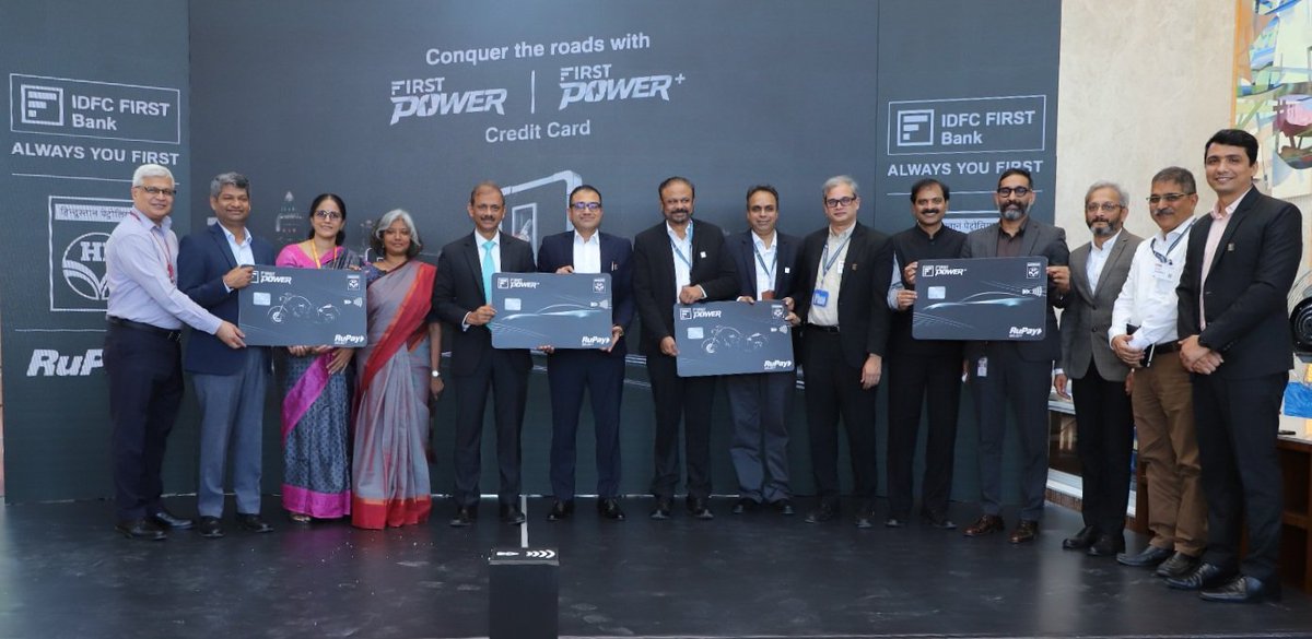 Introducing our newest collaboration! 

Say hello to the HPCL-IDFC First Power and First Power+ Co-Branded Credit Cards. Get ready to experience poWer packed benefits and rewards like never before.

Apply now at: idfcfirstbank.com/credit-card/hp…

<a href="/IDFCFIRSTBank/">IDFC FIRST Bank</a> <a href="/RuPay_npci/">RuPay</a>
