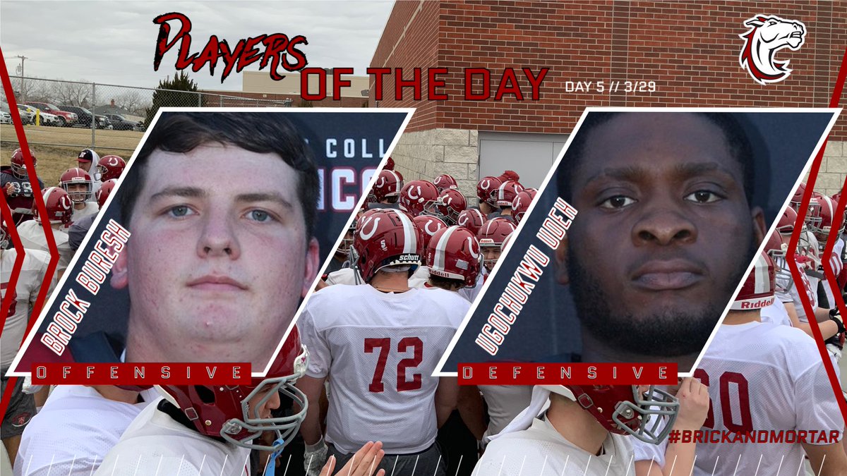 O-Line, D-Line well represented in players of the day from Wednesday! Back in action this afternoon!