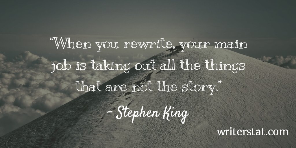 WrtrStat's tweet photo. “Writing as an author isn't always about how it makes other people feel. It's about how it makes you feel when you write it.” -Wrtr #amwriting Keep #Writing. As you get better attitudes will change. https://t.co/bjxvSshFNy
