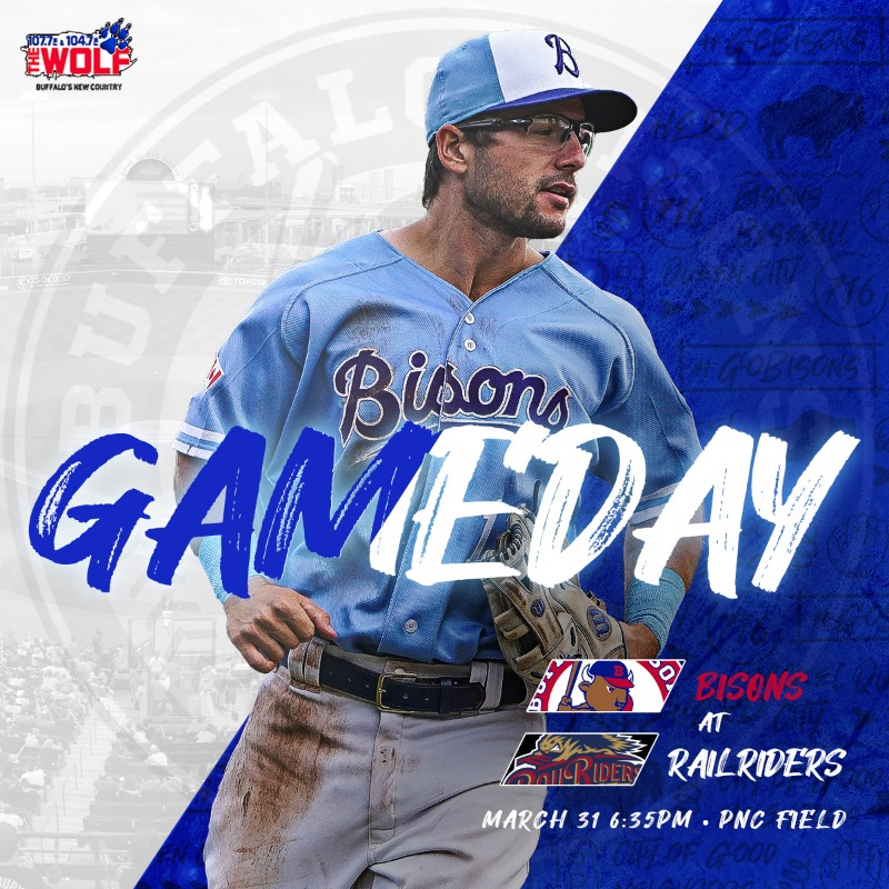 BuffaloBisons's tweet photo. HAPPY TRIPLE-A OPENING DAY!!! https://t.co/jzJWTjvvZ4