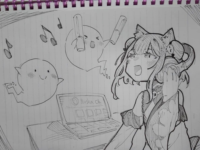 かわいい女の子を描きました。
#絵クロマンサー 