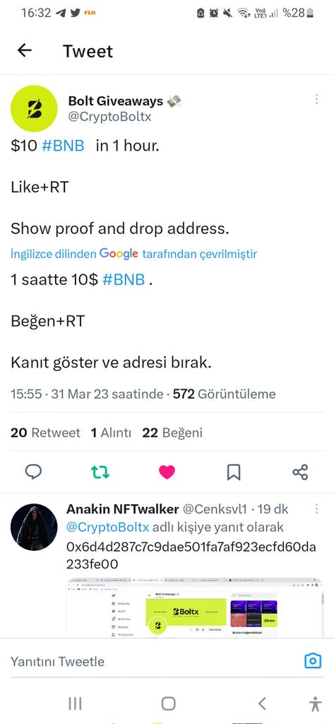 Aliayanoglu07's tweet photo. @CryptoBoltx bnb13jqr4tj4s7msz8yxjzdht3qk525a6emktw2cn9 https://t.co/qanbRsrRnq