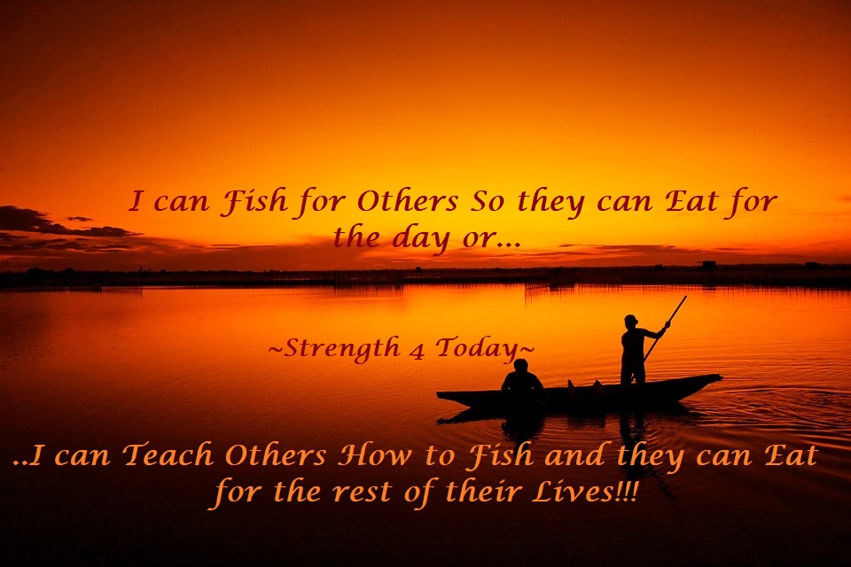 Strengthfor2day's tweet image. I Can Fish For Others
So They Can Eat For The Day
Or...
..I Can Teach Others How To Fish
And They Can Eat
For The Rest Of Their Lives!!!

#Fish4Others #HelpOthers #NotEnable #DontBeACrutch #TeachOthers #Do4Themselves #RecoveryPosse #Strengthfor2day