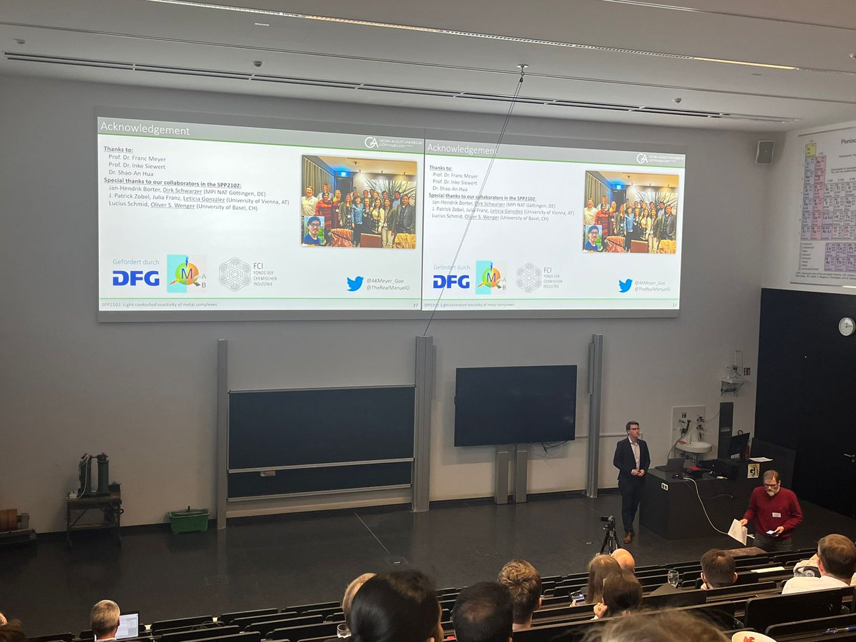 TheRealManuelO's tweet photo. Big thanks to the #spp2102 workshop organizers (Stefan Lochbrunner, Oliver Kühn, @LabHeinze) in Rostock for putting together such an informative and enjoyable event! Your hard work and dedication made it a fantastic experience for all of us. #ChemistryCommunity @niemann_mareike https://t.co/Vyft30A6Op