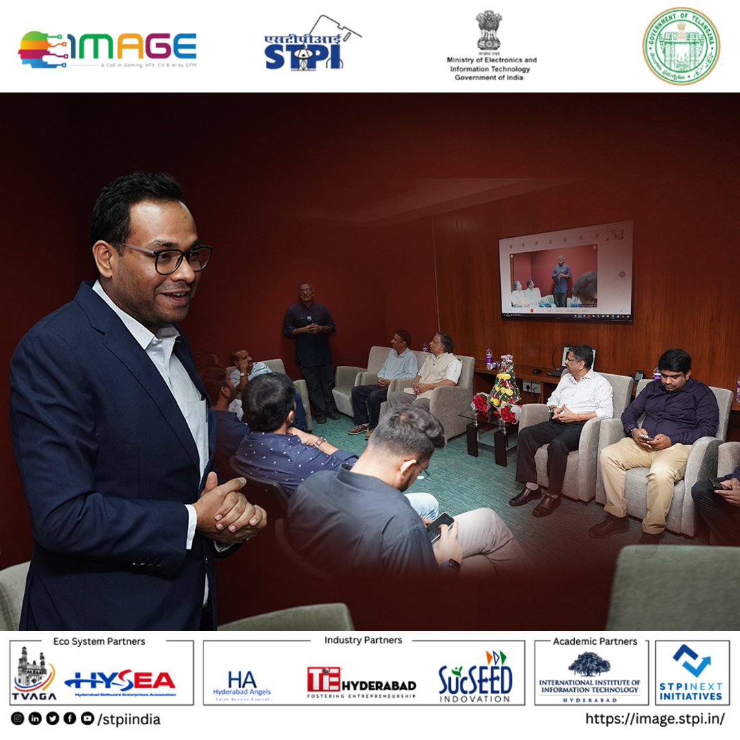 STPIIMAGECOE's tweet photo. The third cohort of startups chosen by IMAGE CoE are now primed and ready to embark upon their entrepreneurial journey

@arvindtw @STPIIMAGECOE @stpiindia

#STPIINDIA #imagestpi #imagecoe #startupindia #gaming #AI #ComputerVision #Entrepreneurship #Hyderabad #India https://t.co/32MdMgZNgP