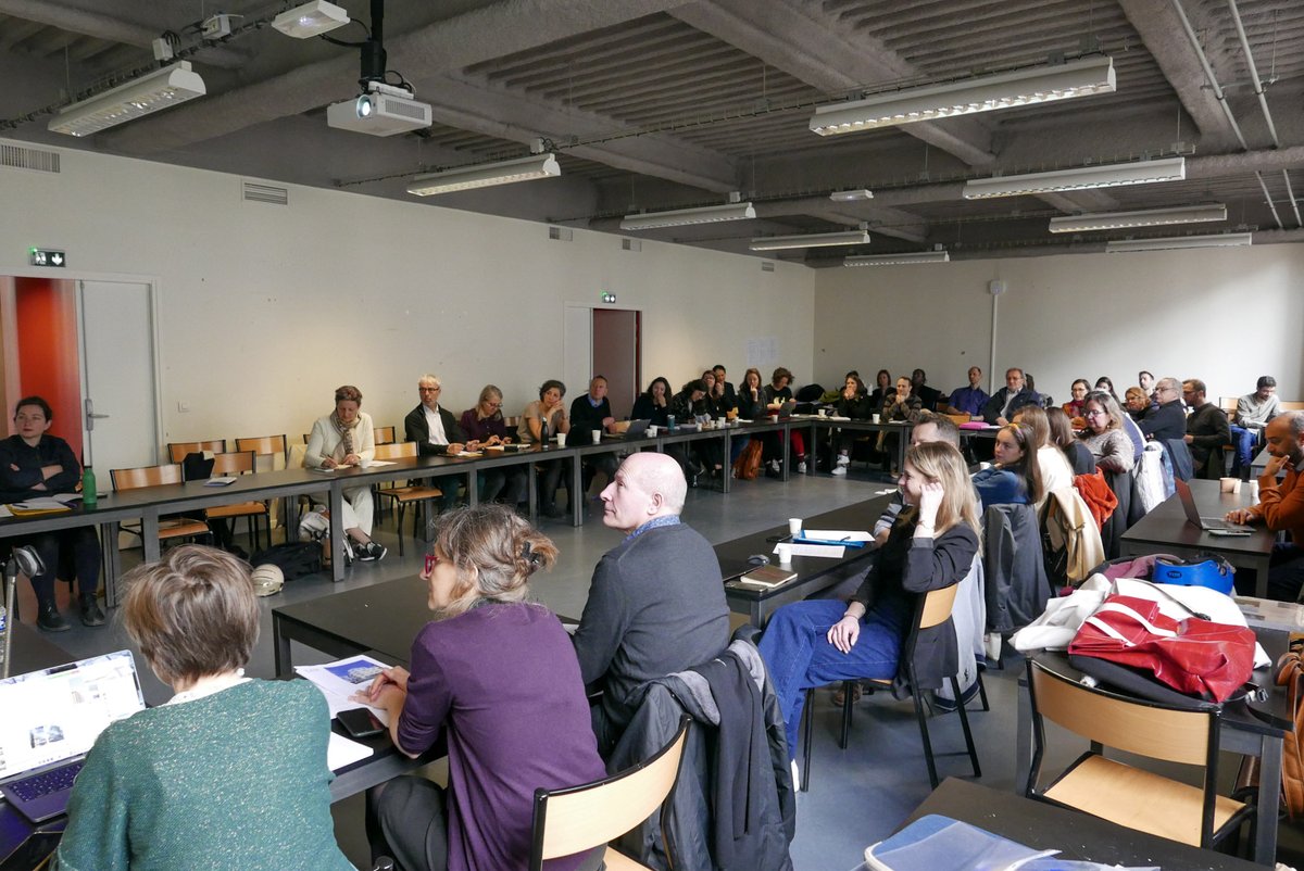 ✨ Aujourd'hui, nous sommes accueillis à l'Ecole nationale supérieure d'architecture de Paris-Belleville pour l'organisation du #séminaire de l'#Observatoire de la Qualité Architecturale du Logement en Île-de-France.
