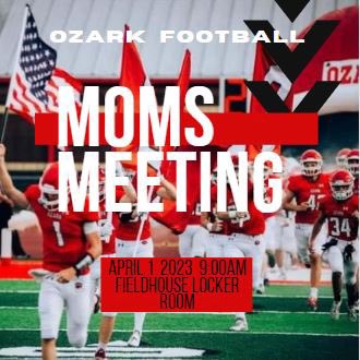 OzarkTigersFB's tweet photo. Looking forward to meeting with our awesome Moms tomorrow morning!!! Working together to provide an elite experience for our players!!! 1-0!!! https://t.co/mjd3aNYdvf