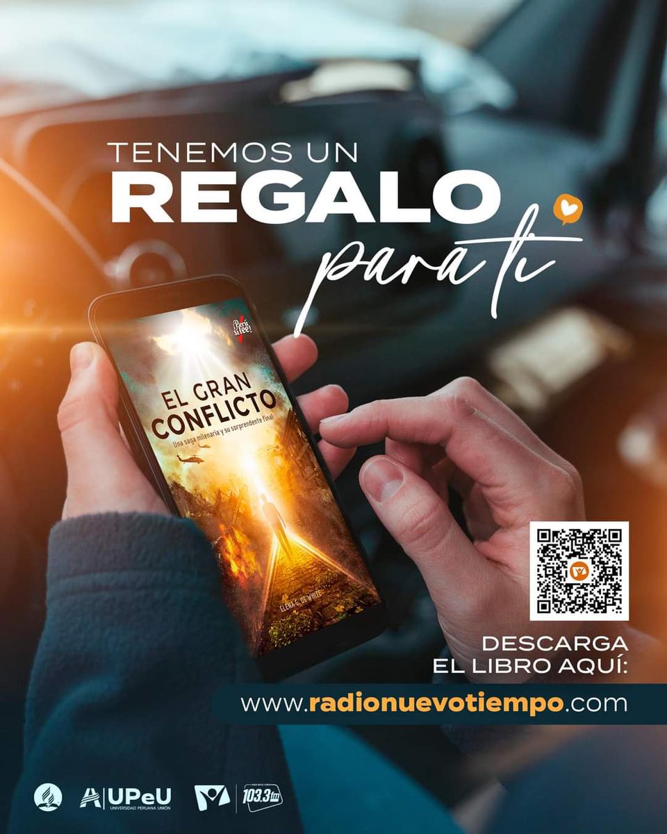 🥰 ¡Queremos regalarte un libro muy especial! ✨💌 Dios quiere, a través de las páginas de este libro, traer claridad a tu mente y paz a tu corazón para que avances en el camino de la vida sin miedo al futuro. 🙏

Descárgalo gratis aquí ⬇️
radionuevotiempo.com

#PerúSíLee