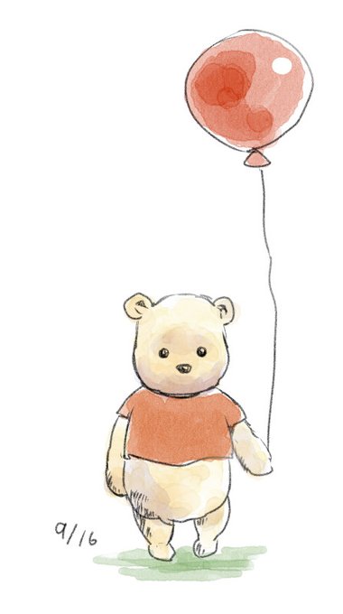ぷーさん公開当時のらくがき 