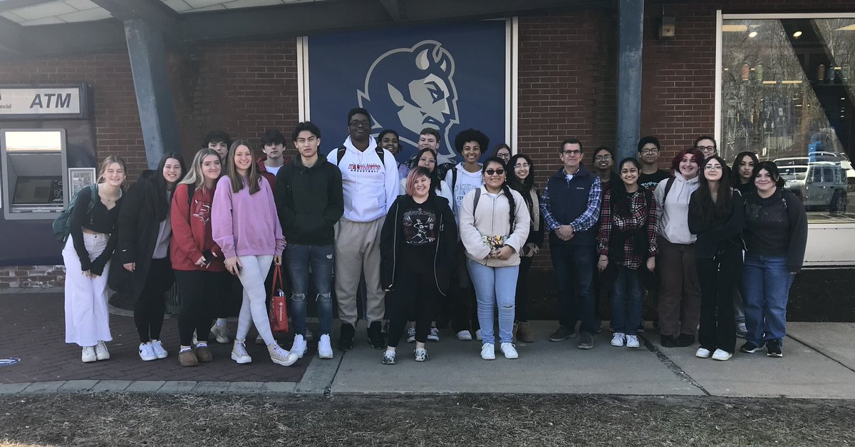 BHS journalism students taking part in high school journalism day <a href="/CCSUJournalism/">CCSU Journalism</a> #ccsuhighschoolday