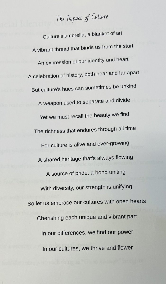 Our last day of World Language Week and we get to celebrate our poetry contest winners. Culture is beautiful and we see that in our students’ writing. Congratulations to our top three poets!❤️🥳#wpsmbsocial #middlebrookway #WiltonWayCT