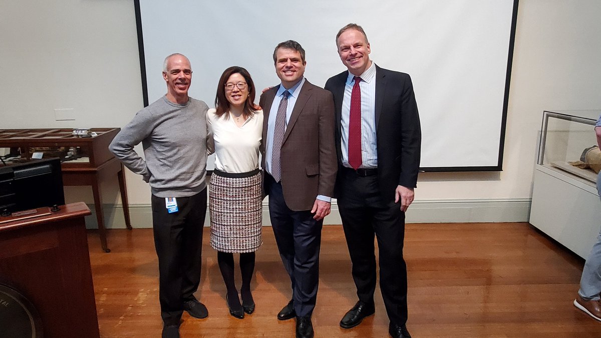 Henning Willers, MD, FASTRO (@henningwillers) on Twitter photo Such a treat to hear <a href="/DKirschMDPhD/">David Kirsch, MD, PhD</a> speak on his now a couple of decades spanning research in the famous <a href="/MassGeneralNews/">MassGeneral News</a> Ether Dome🙏
Good to know p53 is alive + well😊
Absolute photo op pleasure with Helen Shih & then residency program director Anthony Zietman #ClassOf2005 👍 Such a treat to hear <a href="/DKirschMDPhD/">David Kirsch, MD, PhD</a> speak on his now a couple of decades spanning research in the famous <a href="/MassGeneralNews/">MassGeneral News</a> Ether Dome🙏
Good to know p53 is alive + well😊
Absolute photo op pleasure with Helen Shih & then residency program director Anthony Zietman #ClassOf2005 👍