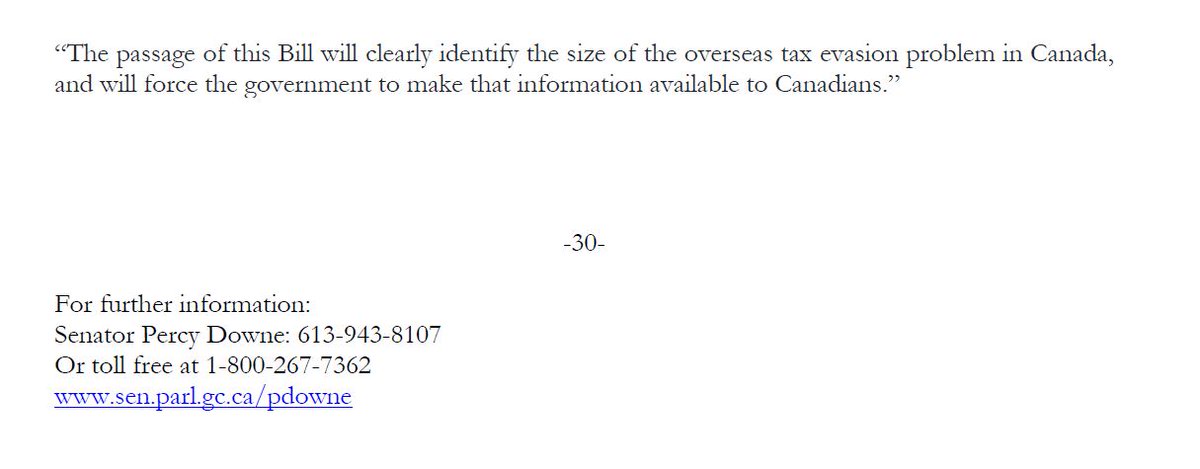 PercyDowne's tweet photo. Earlier this week, I introduced in the @SenateCA the Fairness for All Canadian Taxpayers Act, requiring the Government of Canada to disclose all convictions for overseas tax evasion and to measure the tax gap.
Read more about it here.
#PEI #cndpoli #taxgap #S258 https://t.co/lGUIYT8ezy