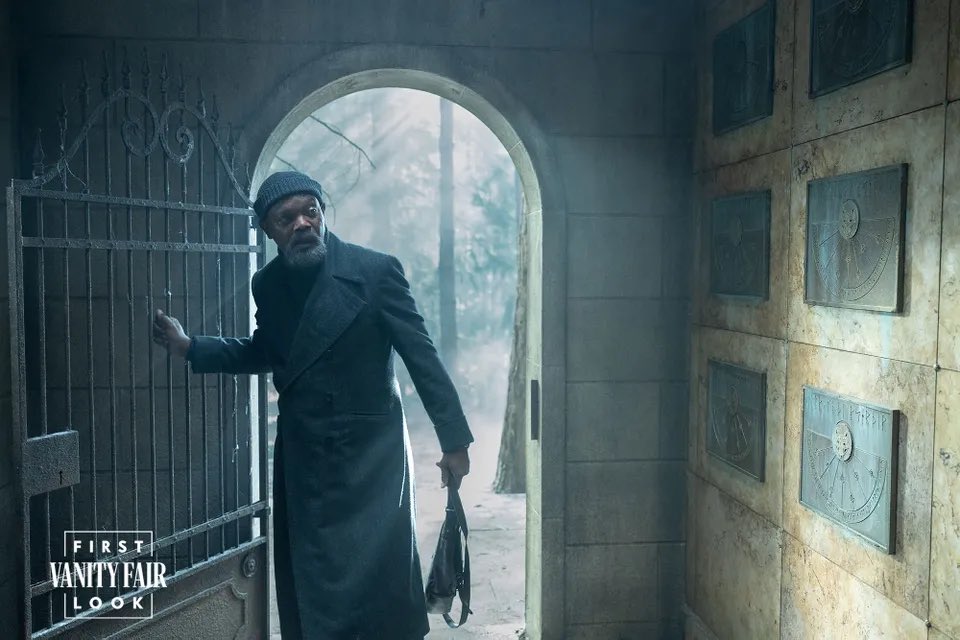 CinephileGuide's tweet photo. First look at Samuel L. Jackson, Emilia Clarke, Ben Mendelsohn and Martin Freeman in Marvel series ‘SECRET INVASION’

#SecretInvasion https://t.co/d99kA36cr4