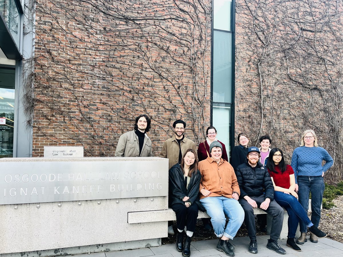 Last seminar with the <a href="/OsgoodeNews/">Osgoode Hall Law School of York University</a> students in the 2022-2023 EJSC yesterday. Hard saying goodbye to this fantastic crew. Smart, critical, committed.