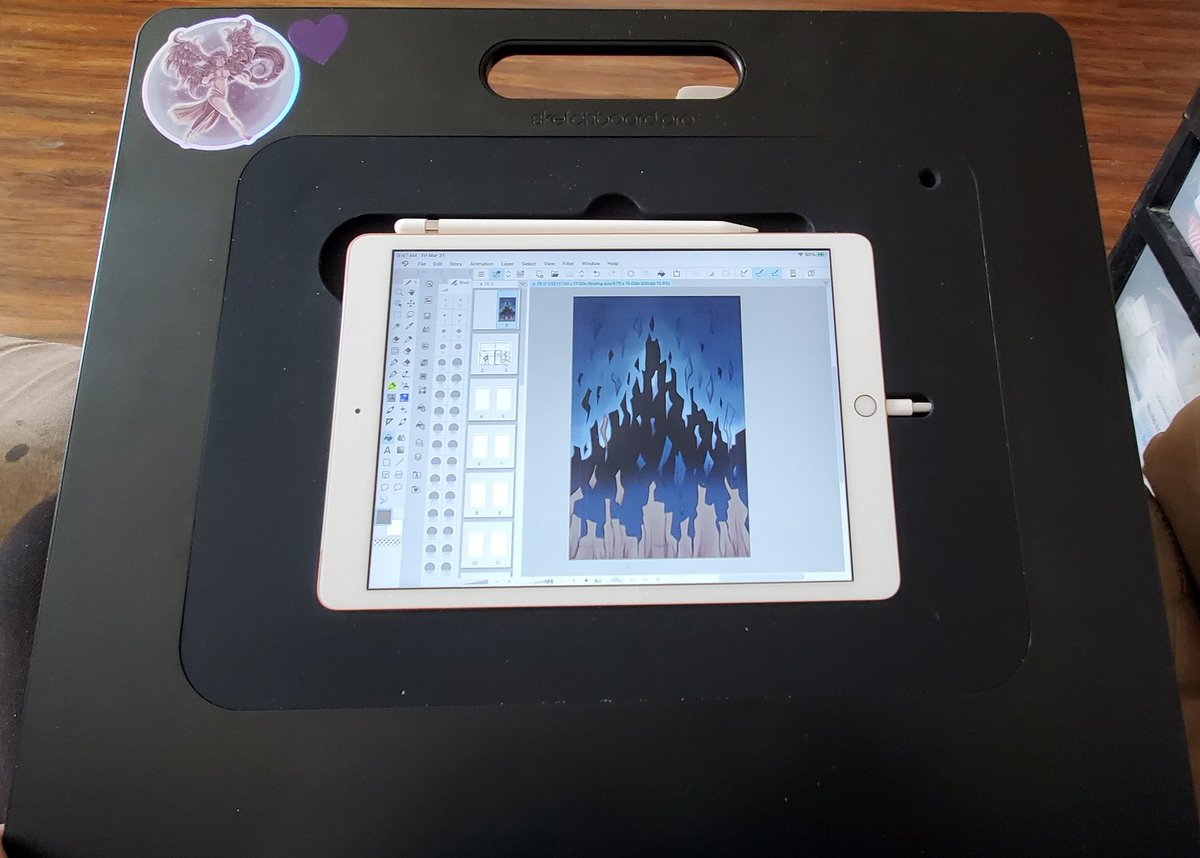 Sketchboard Pro review: save your back and neck while using the iPad for  art