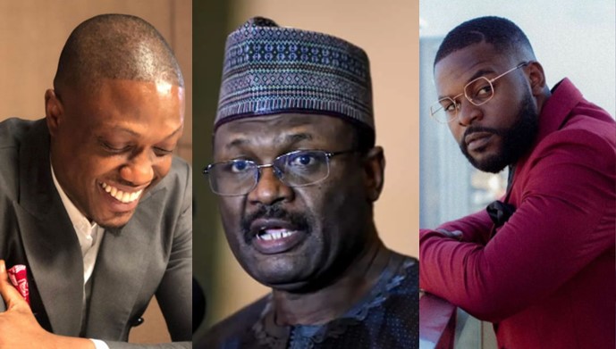 SaharaReporters's tweet photo. Nigerian Tweeps React As Musicians Falz, Vector Slam INEC Chairman, Yakubu In New Song Over Alleged Manipulation Of 2023 Election Results | Sahara Reporters https://t.co/92V8mggVMs https://t.co/huOfaEre7n