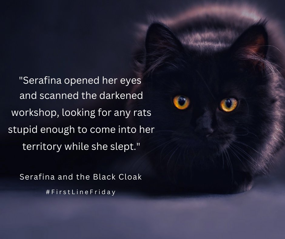 It's Friday! The perfect day to start a new book! #FirstLineFriday #SerafinaSeries #graphicnovel #newbook #TGIF Get the new Serafina & the Black Cloak graphic novel now. Amazon — amzn.to/3Y3AgEK Barnes & Noble — bit.ly/serafina_graph… IndieBound — bit.ly/3mJb0pp