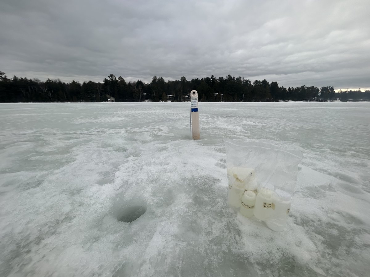 ausablecenter's tweet photo. Possibly our last time out on Mirror Lake before ice out.
#springiscoming #iceout #springmelt #mirrorlake #lakeplacid #fieldwork #waterqualitymonitoring #ausableriver #adirondacks https://t.co/D2lzH7JMlm