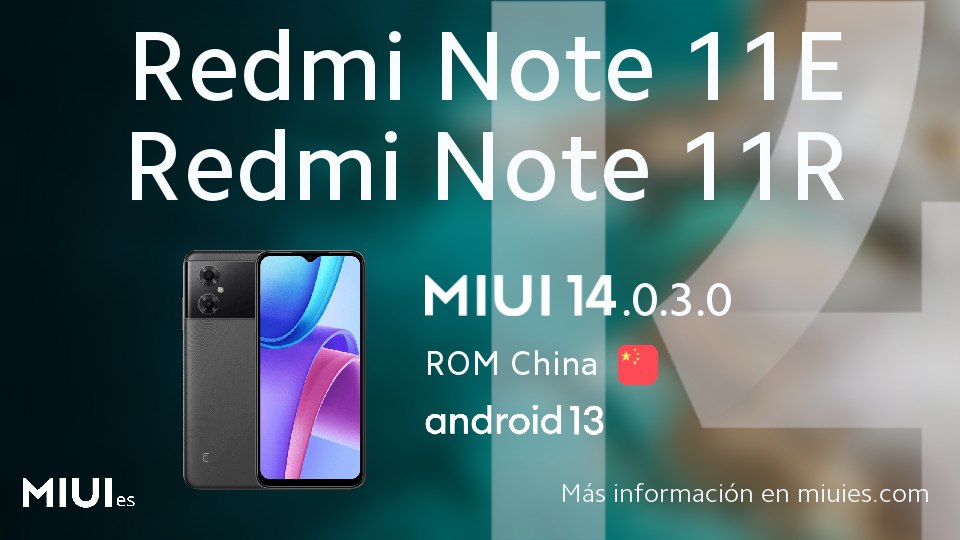 MIUISPAIN's tweet photo. Actualización para el Redmi Note 11E / Redmi Note 11R
🔹 Versión 14.0.3.0
🔹 MIUI 14 China Estable
🔹 Android 13
Descargar: https://t.co/hFkKkWKNeA
#RedmiNote11E #RedmiNote11ERedmiNote11R #light #China #MIUI14 https://t.co/wPTkIu3K9f