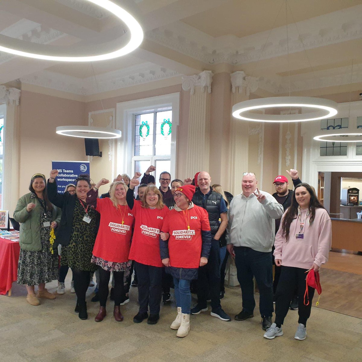 pcs_union's tweet photo. They’re getting ready for the picket line.
A big shout out to HM Passport Office, Southport.  Picket rota being drafted 👊
Solidarity ✊✊
#PCSonStrike #BlameTheGovt https://t.co/2HH8zjm6ok
