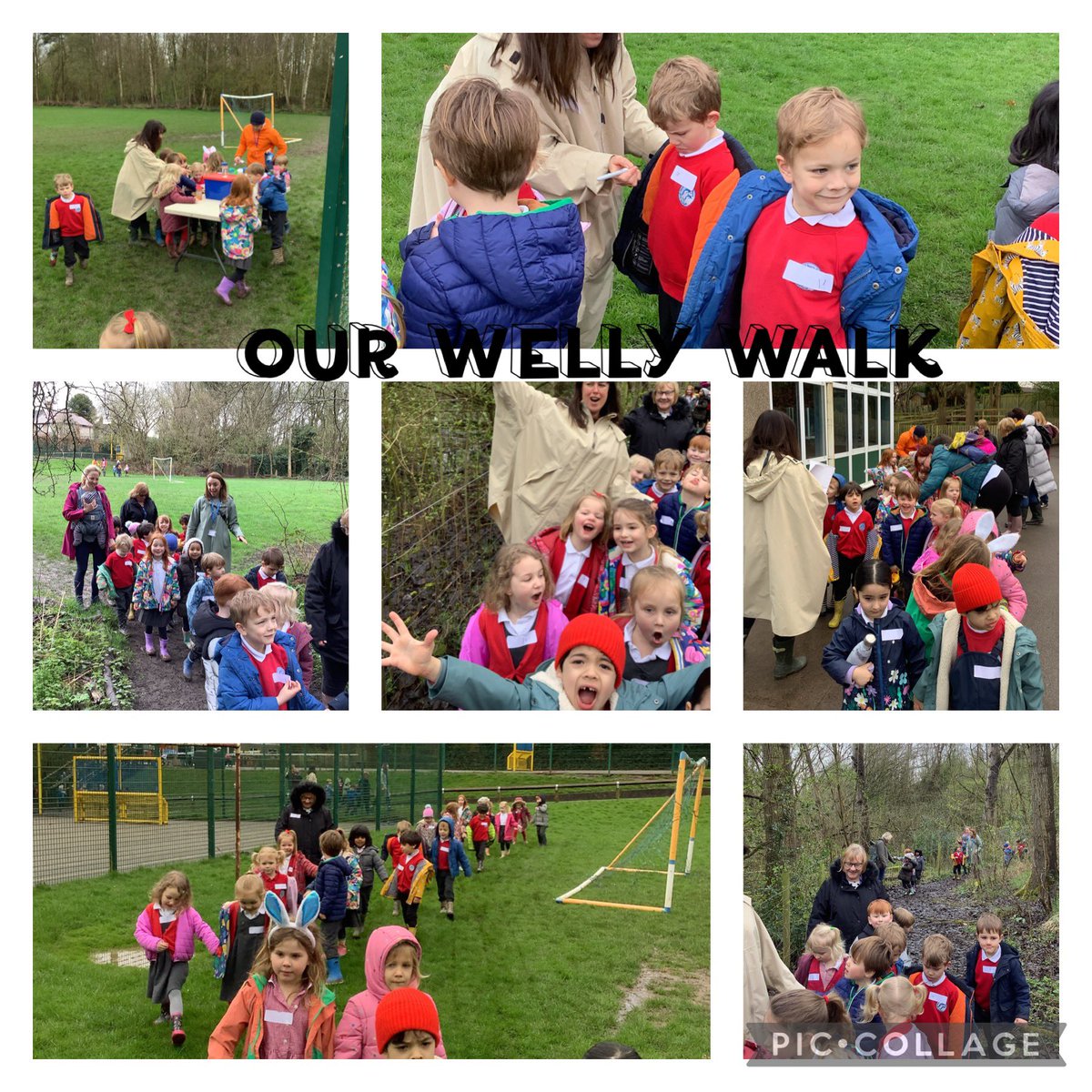 What a fabulous welly walk we had today to raise money for our school. Thank you <a href="/BrookburnPTA/">Brookburn PTA</a> for organising it. We did 5 laps, well done everyone. We are very proud of you! <a href="/BrookburnP/">Brookburn Primary</a>