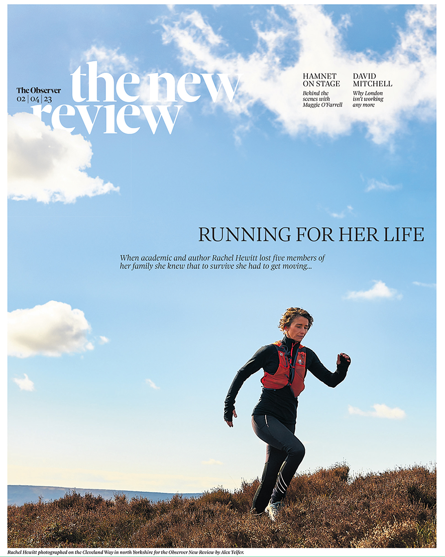 This Sunday's cover

How running helped me navigate the strange terrain of grief

An extract from <a href="/drrachelhewitt/">Rachel Hewitt</a>'s memoir, In Her Nature <a href="/ChattoBooks/">Chatto&Windus</a>

📸 Alex Telfer