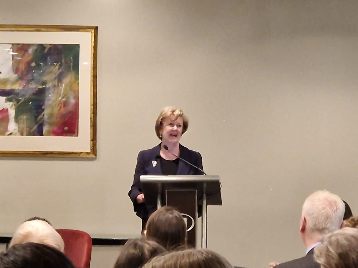 cjoye7's tweet photo. Huge congratulations to @asilorg WILIG Prominant Woman in International Law @GillianTriggs, Assistant Secretary-General of the @UN #UNHCR @Refugees! So inspiring to hear about her work on #humanrights, #racialjustice, #womensrights, & #internationallaw!
#ASILAM #PWIL #DEI https://t.co/KE40XZiTeE