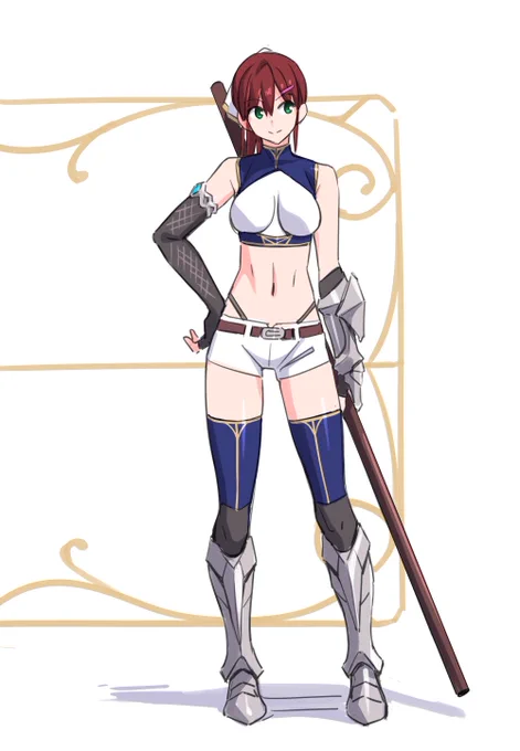異世界千夏ちゃん全身武闘家で棒術の心得もあるイメージで 
