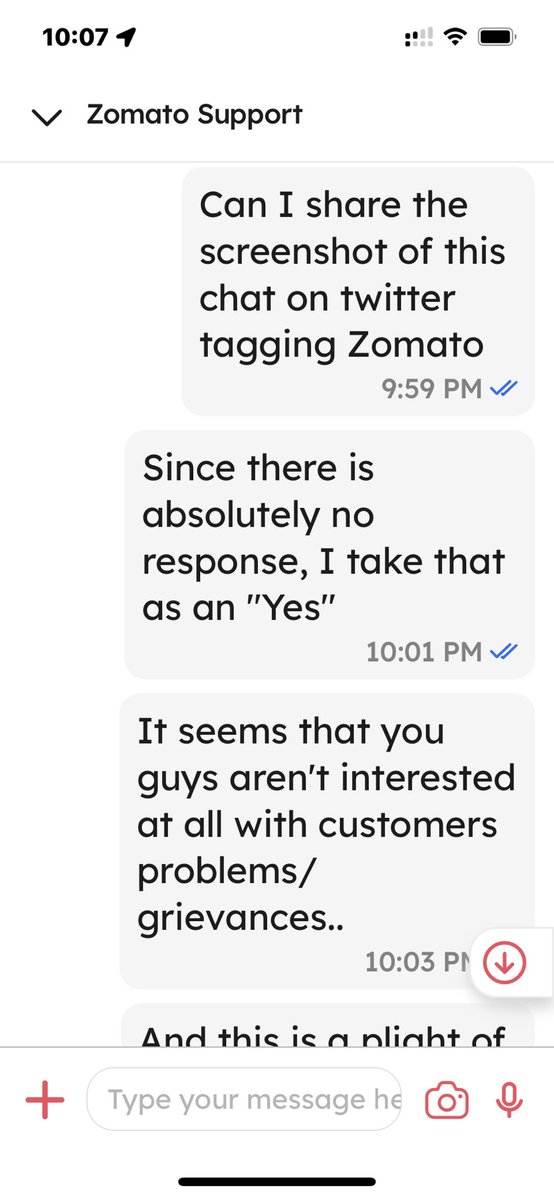 sinhafci's tweet photo. @zomatocare @zomato https://t.co/RymNVPPzhr