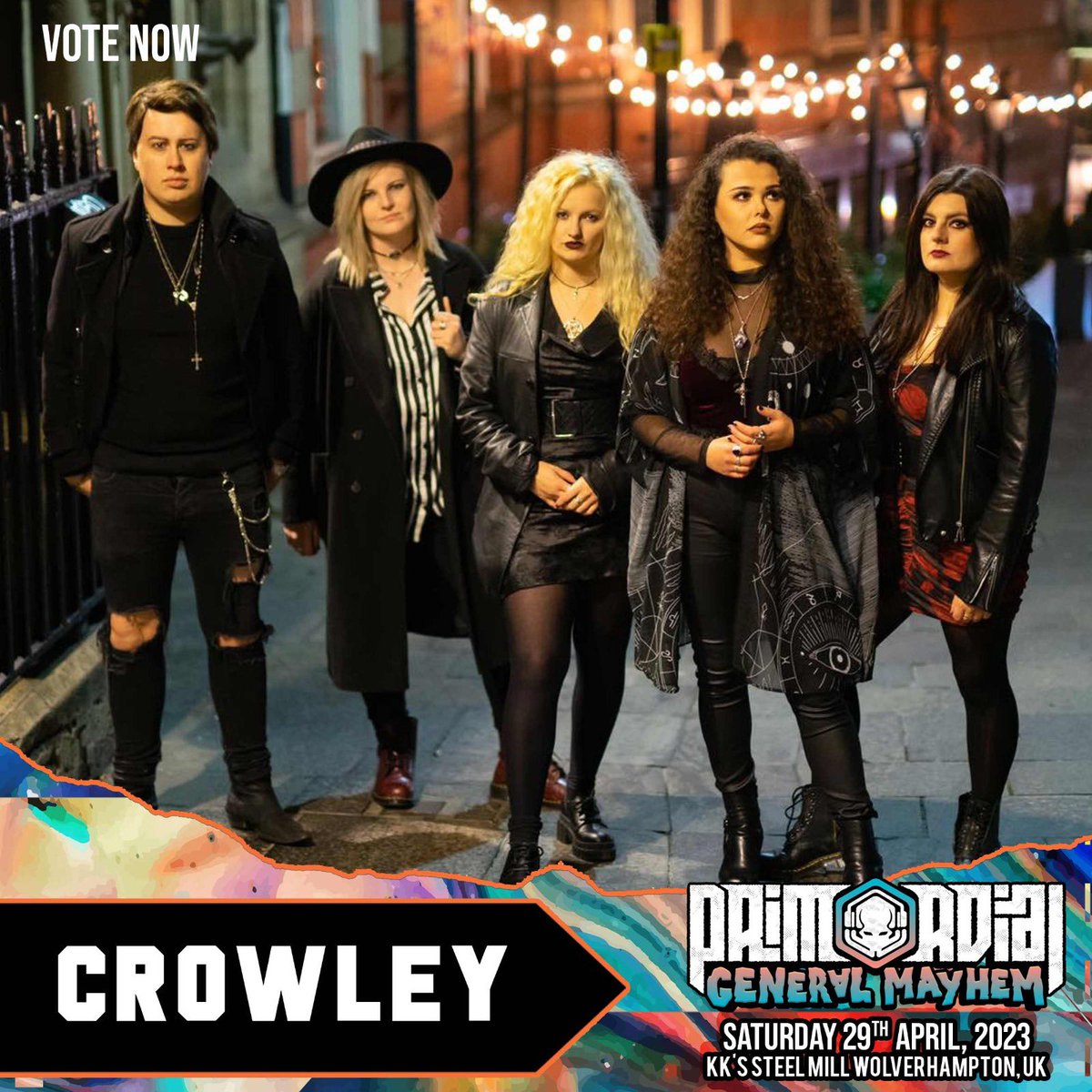 We’ve been shortlisted to play <a href="/PrimordialRadio/">Primordial Radio</a> General Mayhem festival alongside such talents as <a href="/ThoseDamnCrows/">Those Damn Crows</a> and <a href="/MasonHillBand/">Mason Hill</a> 🦇 Head over to primordialradio.com/pgmpoll/ to drop us a vote 🔮