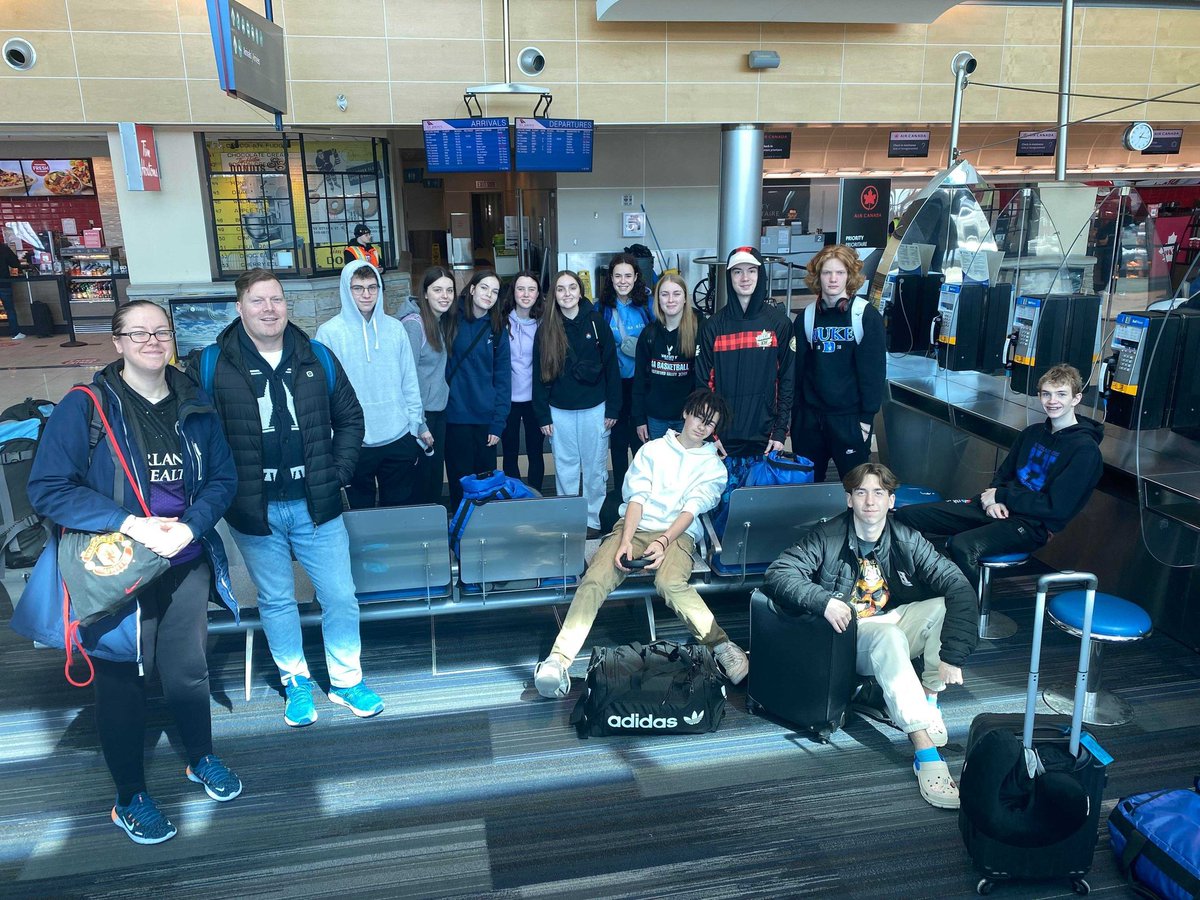NL_ULTIMATE's tweet photo. The C4UC NL Storm team are on their way to Ontario to compete at the 2023 Canadian 4-on-4 Ultimate Championships. Safe travels and good luck!! 

#ultimatefrisbee #youthultimate #ultimatenl @UltimateCanada https://t.co/2tXCb2zAJ8